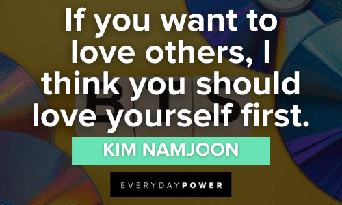 Frases de Kim Nam Joon sobre el amor